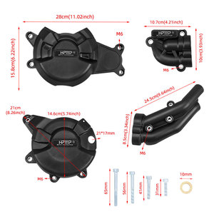 Juego de Cubiertas de <span class=keywords><strong>Motor</strong></span> de Nailon para MT-<span class=keywords><strong>07</strong></span> XSR700 <span class=keywords><strong>FZ</strong></span>-<span class=keywords><strong>07</strong></span> 2014-2022, Sistemas de Carrocería de Motocicleta - Product Image 6