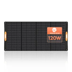 Stasiun daya panel surya lipat 120 watt, Kit Generator harga rendah
