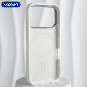 <span class=keywords><strong>Funda</strong></span> VAWI S038 <span class=keywords><strong>Original</strong></span> de Silicona Líquida Magnética para <span class=keywords><strong>iPhone</strong></span> 17 16 15 Pro Max con Marco de Metal Carcasa para Móvil I Phone - Product Image 3