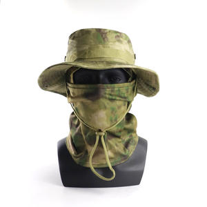 Chapeaux de soleil d'été Protection UV Outdoor Hunting Fishing Cap for Men Women Hiking Camping Visor Bucket Hat Neck Flap Fisherman Hat - Product Image 6