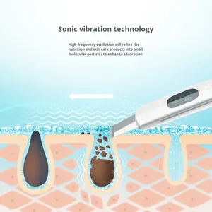 Reabubee siêu âm cầm tay Sữa rửa mặt lỗ chân lông sạch mụn đầu đen tẩy tế bào chết mặt công cụ với làm săn chắc - Product Image 5