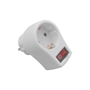E-SUN excellente qualité 16A 250V avec interrupteur adaptateur allemand Standard adaptateur secteur convertisseur Eu adaptateur électrique sortie - Product Image 3