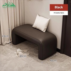 Pouf Contenitore Moderno Bianco in Tessuto con Coperchio Sollevabile per Soggiorno e Camera da Letto - Product Image 4