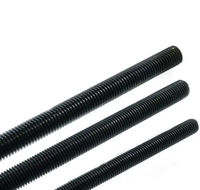 Factory Direct DIN975 Full Thread Stud Rod 4.8/8.8 Carbon Steel Zinc Plated M10 M12 M14 Black Finish