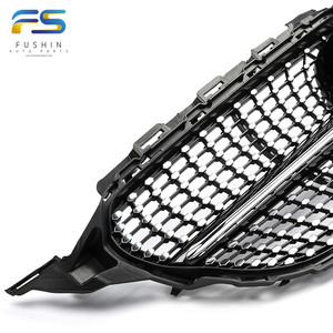 <span class=keywords><strong>W205</strong></span> Facelift Diamond Look Grille avant noire pour voitures de <span class=keywords><strong>classe</strong></span> <span class=keywords><strong>C</strong></span> 2019-ON Bon ajustement sans trou de caméra - Product Image 3