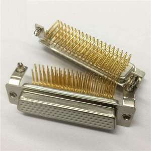 ขั้วต่อ D-SUB 78 พิน แบบความหนาแน่นสูง ตัวเมีย DB 78P DIP แบบ R/A สำหรับแผงวงจรพิมพ์ สำหรับขั้วต่อ D-SUB 78 พิน - Product Image 3