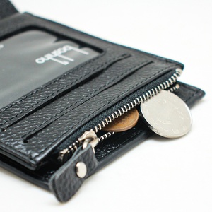 Boshiho Men Front Pocket <b>Wallet</b> Black Slim Pouch Customized Best Leather Business <b>Wallet</b> Card <b>Holder</b> for Men - Product Image 5