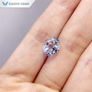 Gemme Tianyu, Zaffiro Sintetico Blu <span class=keywords><strong>Mare</strong></span> Taglio Ovale 8*12mm 4.5ct, Pietra Sciolta all'Ingrosso - Product Image 6