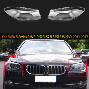 Lente de Faro de coche para <span class=keywords><strong>BMW</strong></span> 5 Series F18 F10 520i <span class=keywords><strong>523i</strong></span> 525i 535i 530i <span class=keywords><strong>2011</strong></span> ~ 2017, lente de faro de coche, cubierta de carcasa de coche - Product Image 6