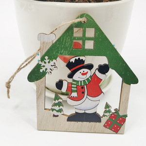 Ornement de Noël en bois découpé au laser, motif renne, décoration suspendue pour décorations d'arbre - Product Image 2