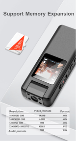 Mini caméra numérique A22 1080P H.264 Écran HD professionnel Portable Vision nocturne magnétique Sports DV Caméscope de surveillance - Product Image 4