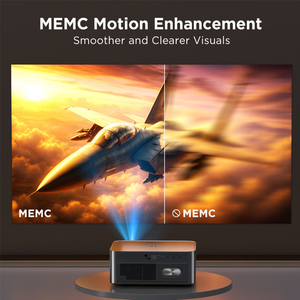Projecteur intelligent Android LCD LONNST Wifi 3D portable pour extérieur, salle de conférence, cinéma maison, éducation, enseignement - Product Image 3