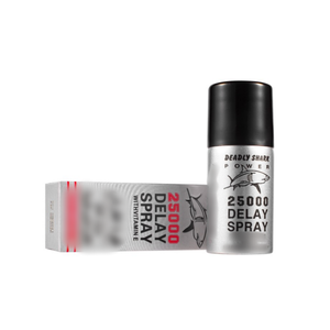 Spray Retardante Extra Fuerte 48000/25000/14000 45ml Deadly Shark 25000 Power para Hombres Sin Aditivos - Product Image 5