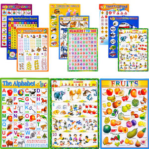 Poster educativi per bambini di alta qualità uso scolastico in PVC <span class=keywords><strong>3D</strong></span> in rilievo da parete - Product Image 2