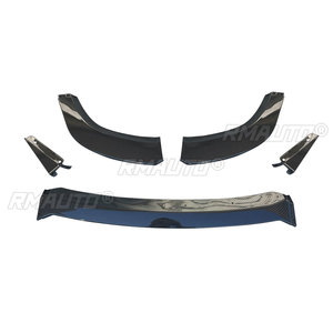 5Pcs Car Front Bumper <b>Lip</b> <b>Splitter</b> Arch Winglet for Jeep Grand Cherokee SRT 2017-2021 Carbon Fiber Style Glossy Black Matte - Product Image 5