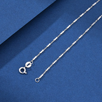 Accessoires de mode bas prix Italie 925 collier de câble en argent sterling en gros
