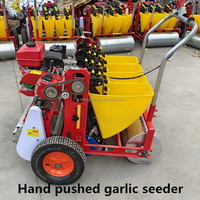 Semoir à ail haute performance à moteur essence, machine de plantation et de semis pour l'agriculture