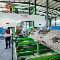 Scierie industrielle, scie à ruban horizontale hydraulique, machines à scier le bois