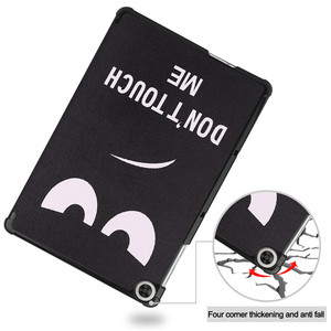 Nouvelle impression mince à trois volets support étui en cuir PU pour <span class=keywords><strong>Huawei</strong></span> <span class=keywords><strong>MatePad</strong></span> <span class=keywords><strong>T10</strong></span> 9.7/T10S 10.1/<span class=keywords><strong>MatePad</strong></span> SE 10.1 - Product Image 4