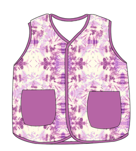 2026 Hot Deal <strong>Toddler</strong> Boys&amp;<strong>Girls</strong> Tie-Dye Patterns Vest Convenient Snap-Button Waistcoat &amp; Pocket Stylish Kids Sleeveless <strong>Gilet</strong> - Product Image 3