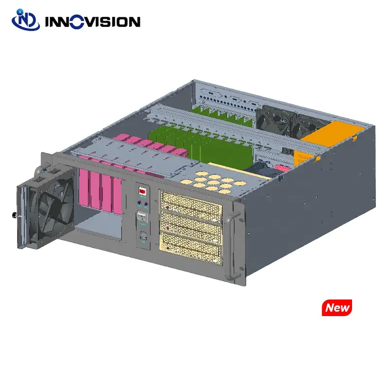 Customize rack 4U ATX Industrial PC Case three 5.25 External Bay Industrial Server chassis INV4801 IPC chassis