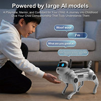 JUNRONG Chien Robot Intelligent Interactif DIY STEM avec Commande Vocale IA pour Enfants - Offre Spéciale