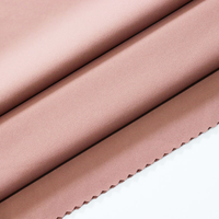 Sensation de main douce 220gsm nylon spandex interlock robe tissu en gros