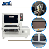 Machine industrielle de débavurage, de meulage et de polissage pour tôles métalliques plates, finition brossée pour l'acier inoxydable et l'aluminium