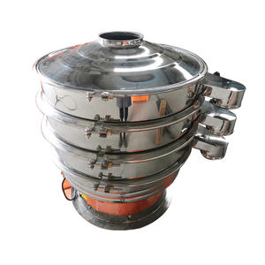 หน้าจอสั่นกลมหมุนสแตนเลสแบบ304ผงใหม่ที่มีขนาดอนุภาคแตกต่างกันสำหรับการคัดกรองอาหาร - Product Image 3