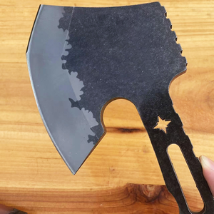 Cuchillo Táctico de Combate Personalizable de Alta Calidad con Hoja de Acero Inoxidable, Funda de Cuero OEM, Mango de Cuerda, Grosor de 10 mm, DIY - Product Image 5