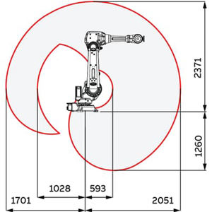 ロボットIRB4600-60を選んで配置する/2.05 6 Axis Industrial Robot Arm - Product Image 4