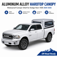 Capot rigide en alliage d'aluminium pour pick-up, imperméable, coque de camping pour Dodge Ram 1500 2024 2025, accessoires pour camion tout-terrain