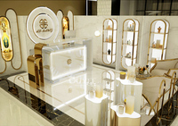 Meubles de magasin de détail, écologiques, robustes, éclairage LED, présentoir de parfums, taille et couleur personnalisables, garantie de 3 ans