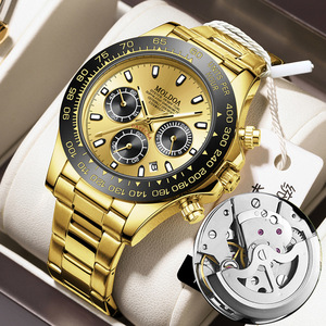 Relógio Clássico A59 para Homens, Luxuoso Esportivo Masculino de Quartzo com Data e Cronógrafo, Pulseira de Aço Inoxidável, Relógio de Pulso À Prova D'água 3ATM - Product Image 3