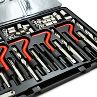 Kit de réparation de filetage Helicoil personnalisé Inserts métriques Tarauds M5 M6 M8 M10 M12 avec perceuse HSS Inserts filetés Trous de vis