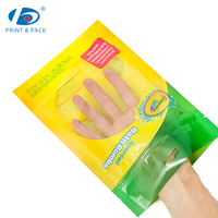 Sachets Doypack Personnalisés avec Impression de Logo pour Emballage de Bombes de Bain, Refermables avec Fermeture Zip et Fenêtre Transparente