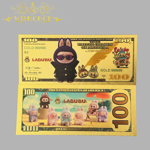 ธนบัตรลาบูบู อนิเมะ รุ่นยอดนิยมจากอเมริกา ชุบทอง 24k สำหรับนักสะสม - Product Image 5