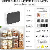 Mini-imprimante d'étiquettes sans fil Bluetooth portable avec ruban adhésif, idéale pour l'organisation au bureau et à la maison – Prix de gros
