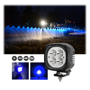 Эмарк 4-дюймовый синий светодиодный рабочий свет для распыления стрелы 40 Вт квадратный сельскохозяйственный распылитель света - Product Image 6