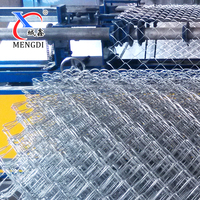 Malla de Alambre de Acero Galvanizado Recubierta de PVC de Alta Resistencia, Rollo de 50 pies, Malla de Alambre de Ciclón de Diamante