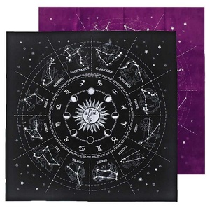 <span class=keywords><strong>Mois</strong></span> triphasé étoile à cinq branches étoile en métal Tarrob <span class=keywords><strong>Oracle</strong></span> carte nappe Tarot Sermon tissu - Product Image 3