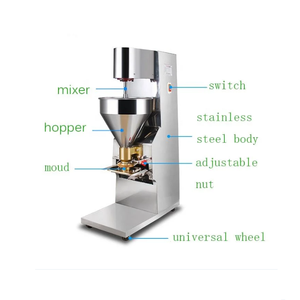 เครื่องทำลูกชิ้นปลาอัตโนมัติขนาดเล็กเครื่องผสมลูกชิ้นปลาสำหรับทำลูกชิ้นและลูกชิ้นปลาอุปกรณ์ทำผลิตภัณฑ์จากเนื้อสัตว์ - Product Image 1