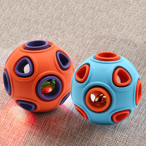 Hersteller Neue <span class=keywords><strong>Design</strong></span> Durable Hund Spielzeug Ball Hund Kauen Spielzeug mit Glocke und Licht - Product Image 3