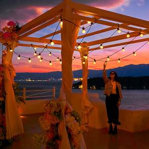 Cắm Trại Ngoài Trời Led Sao ánh sáng chuỗi IP65 Đồng nhựa trang trí đèn tạo ra bầu trời đầy sao bầu không khí lều cho Giáng sinh - Product Image 3