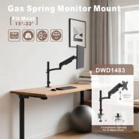 Bras de moniteur de 15 à 32 pouces Support de support de moniteur simple VESA 100*100mm Support de moniteur d'ordinateur PC