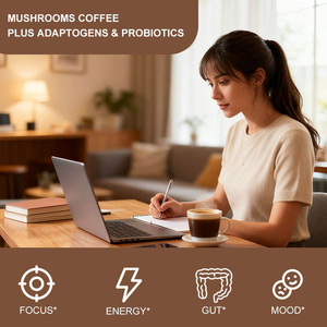 กาแฟเห็ด 7-in-1 คุณภาพสูง สูตรเฉพาะสำหรับ OEM แบรนด์ส่วนตัว  ผสมเห็ดหลินจือ ชากา ถั่งเช่า เห็ดหลินจือแดง เห็ดโกจิ รสชาติกลางๆ เสริมภูมิคุ้มกันและสุขภาพ - Product Image 4