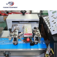 Machine d'emballage horizontale automatique à flux continu, type coussin, avec servomoteur, pour l'emballage de pain, de snacks, de savon et de produits de première nécessité