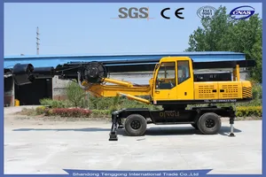 Borehole Drilling Machine Price DL-360 Wheeled Borehole Water Drilling Rig Machine Price From China Manufacture