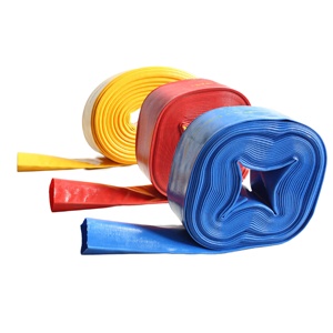 Прочный <span class=keywords><strong>6</strong></span>, 8-дюймовый ПВХ плоский шланг, шланг насоса для сельскохозяйственного орошения, дренажа - Product Image 4