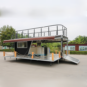 Chammp tùy chỉnh hai tầng thực phẩm Trailer cà phê xe tải thực phẩm đường phố xe tải thực phẩm Trailer với đầy đủ trang bị - Product Image 2